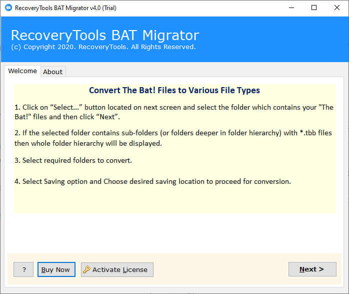 start transfer tool