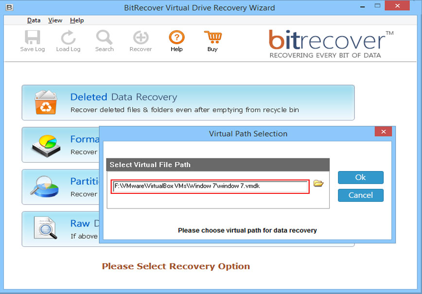 run virtual drive recovery