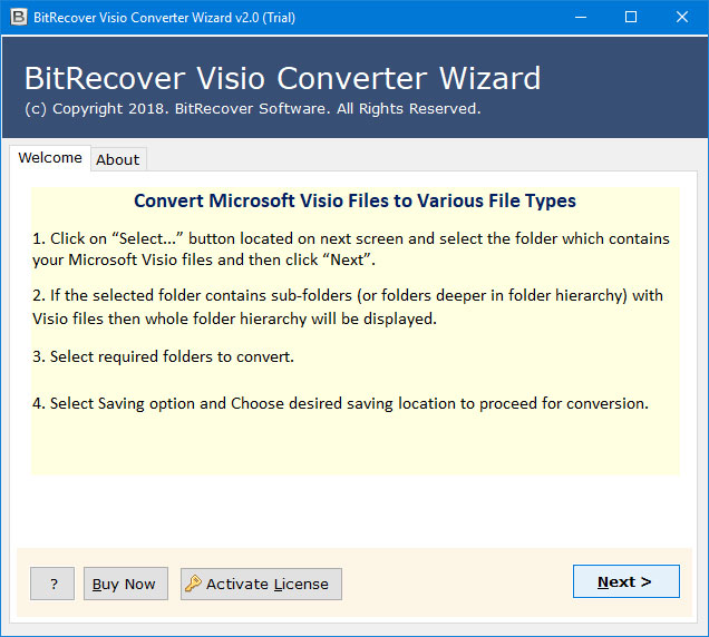 Run Visio Converter tool